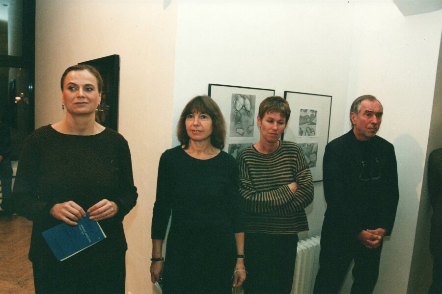 zleva Jitka Pernesová, Jana Vránová, Anna Peřinová, Pavel Liška